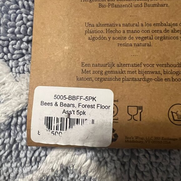 COPY - NEW Bee's Wrap Reusable Sustainable Variety food wrap - 5 pieces - Picture 4 of 5